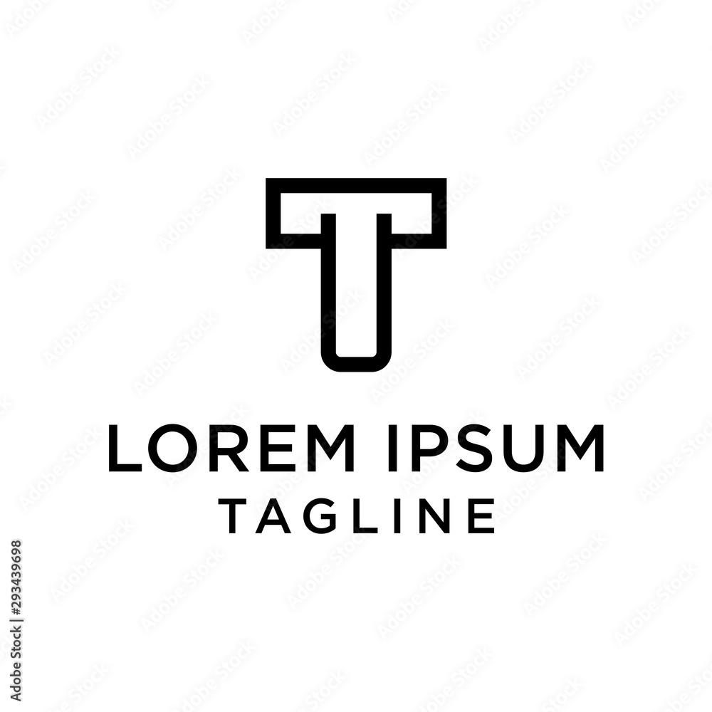 initial letter logo TU, UT, logo template initial letter logo TU, UT, logo template