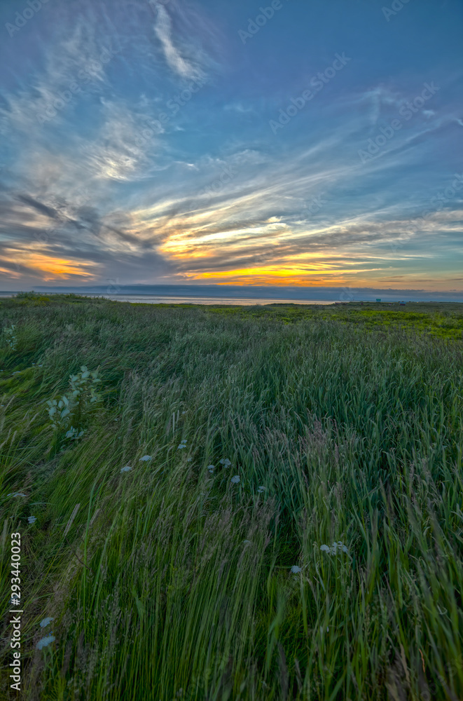 Bristol Bay, sunset at 1:10am, Alaska Bristol Bay, sunset at 1:10am, Alaska