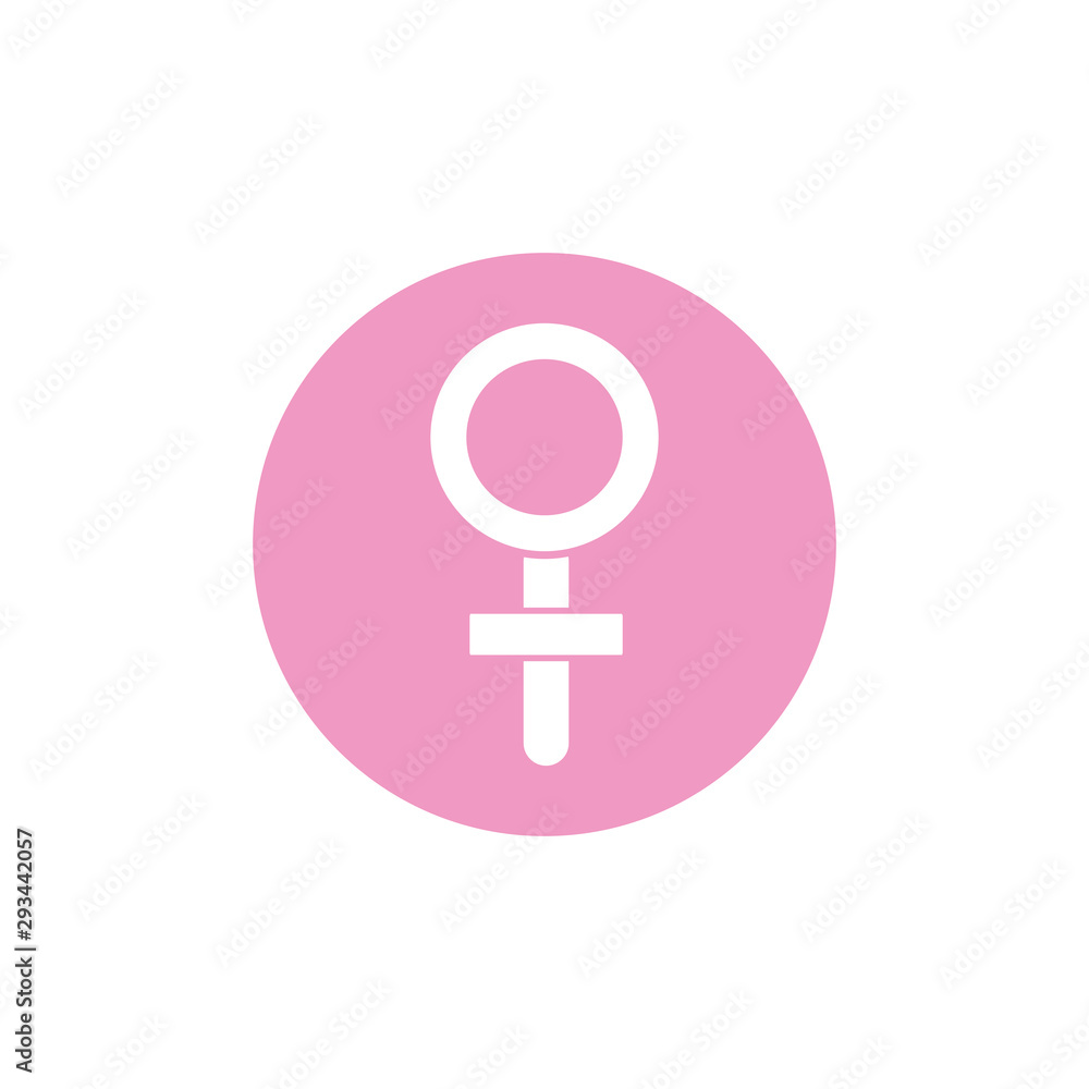 female gender sign breast cancer awareness female gender sign breast cancer awareness