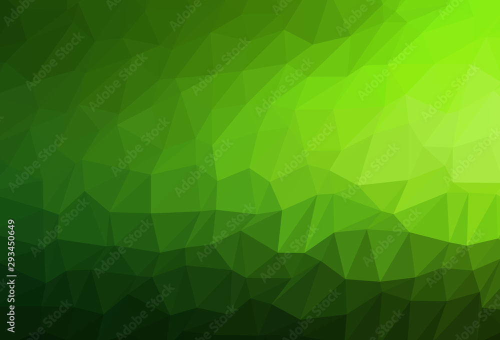 Light Green vector abstract mosaic background. Light Green vector abstract mosaic background.