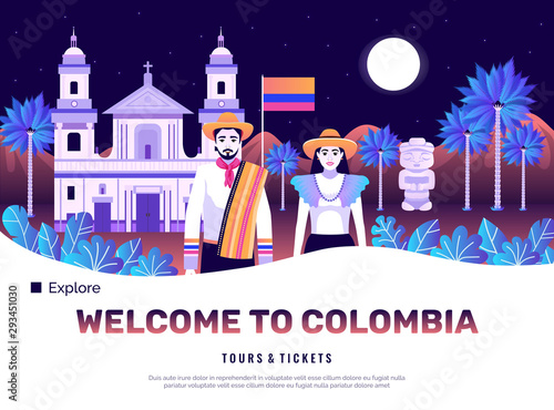 Colombia Tourism Poster