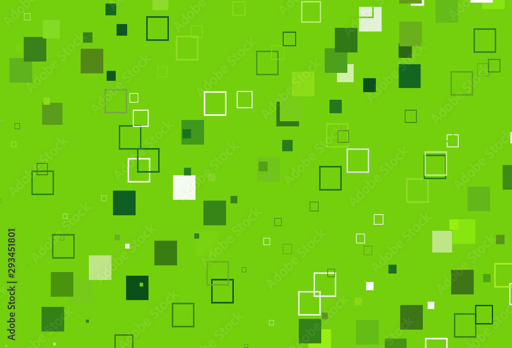 Light Green vector pattern with crystals, rectangles. Light Green vector pattern with crystals, rectangles.