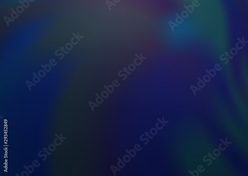 Dark BLUE vector modern elegant template. Colorful abstract illustration with gradient. The background for your creative designs.