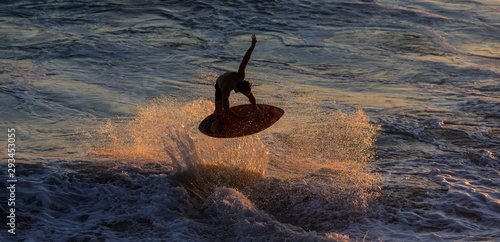 wave boarding photo