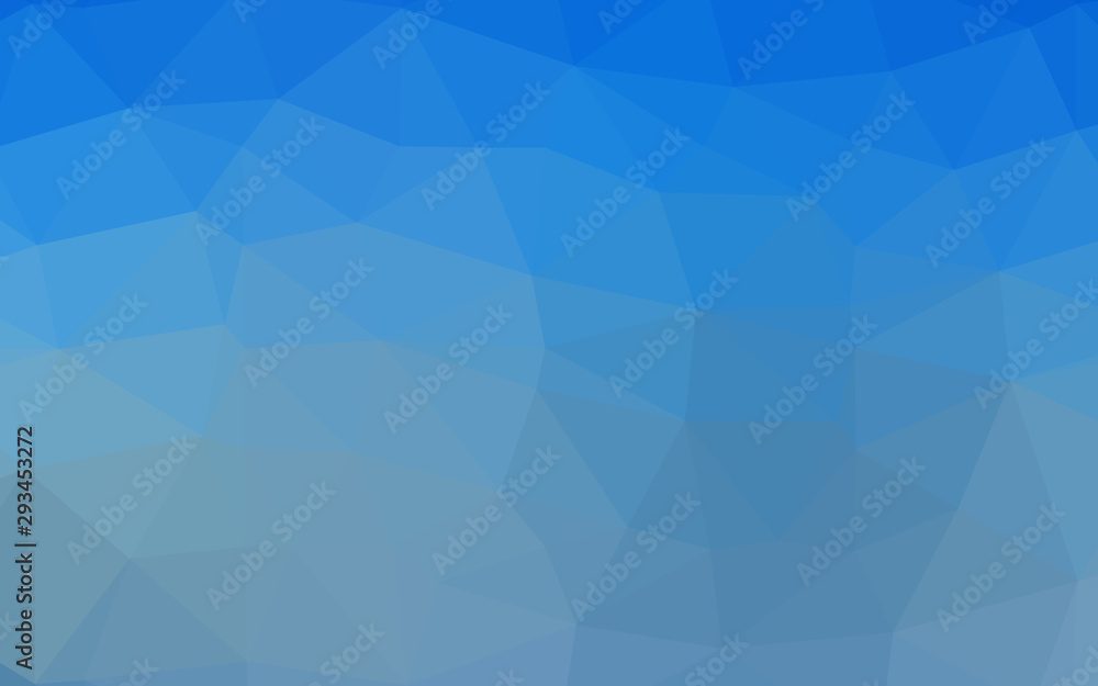 Obraz premium Light BLUE vector abstract polygonal texture. Colorful abstract illustration with gradient. New texture for your design.