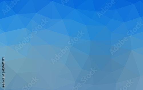 Light BLUE vector abstract polygonal texture. Colorful abstract illustration with gradient. New texture for your design.