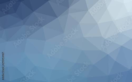 Fototapeta Naklejka Na Ścianę i Meble -  Light BLUE vector shining triangular background. A completely new color illustration in a vague style. Template for a cell phone background.