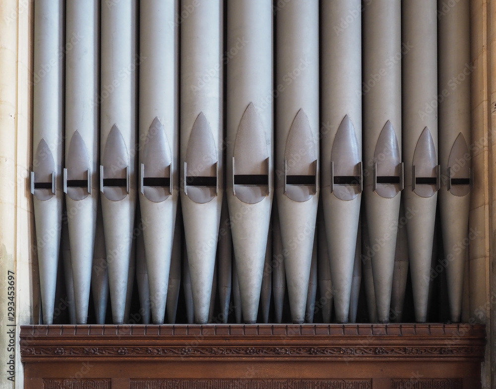 church pipe organ keyboard instrument