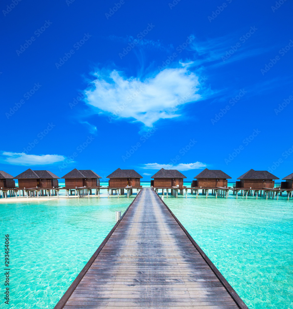 Maldives sea. beach and tropical sea.