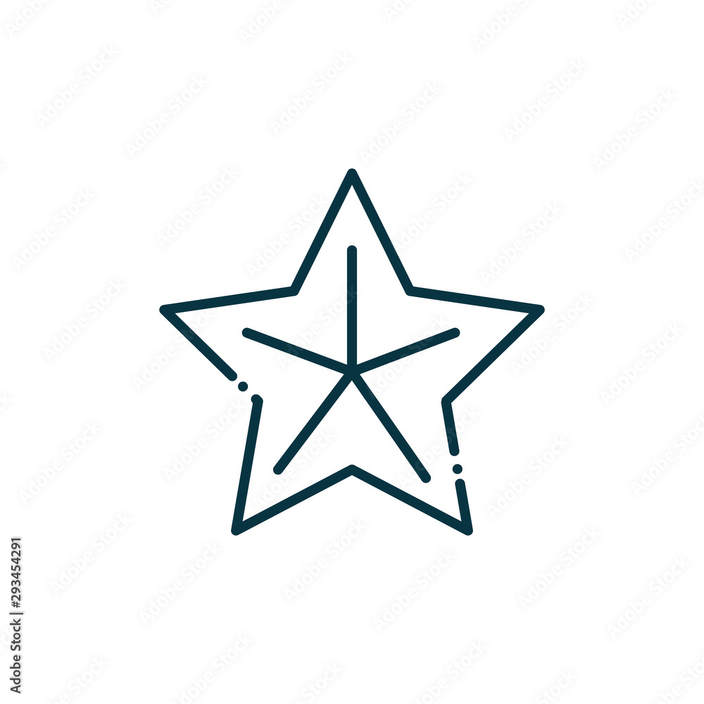 star happy christmas line icon star happy christmas line icon