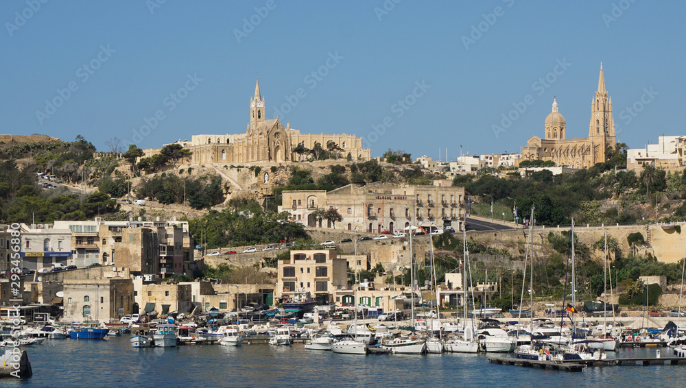 Sommer Insel Malta Meer Herbst Warm Urlaub Travel Abenteuer Boot Motorrad Stadt