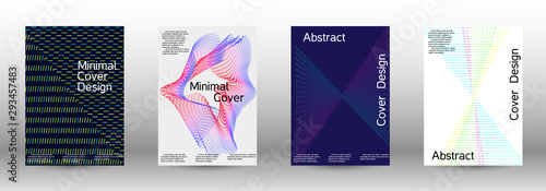 Cover design template set 