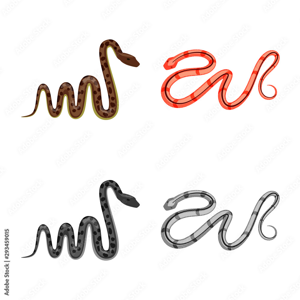 Isolated object of mammal and danger symbol. Set of mammal and medicine vector icon for stock. Isolated object of mammal and danger symbol. Set of mammal and medicine vector icon for stock.