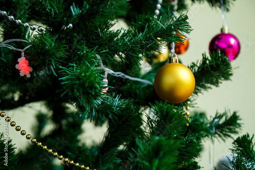 Christmas tree toys and Christmas presents