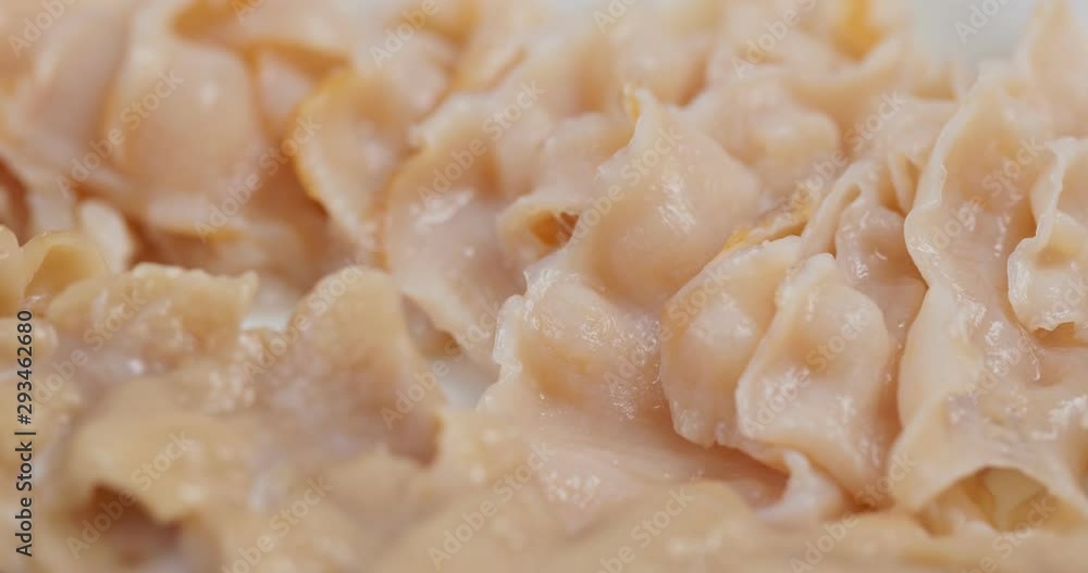Fresh Geoduck sashimi for hot pot Fresh Geoduck sashimi for hot pot