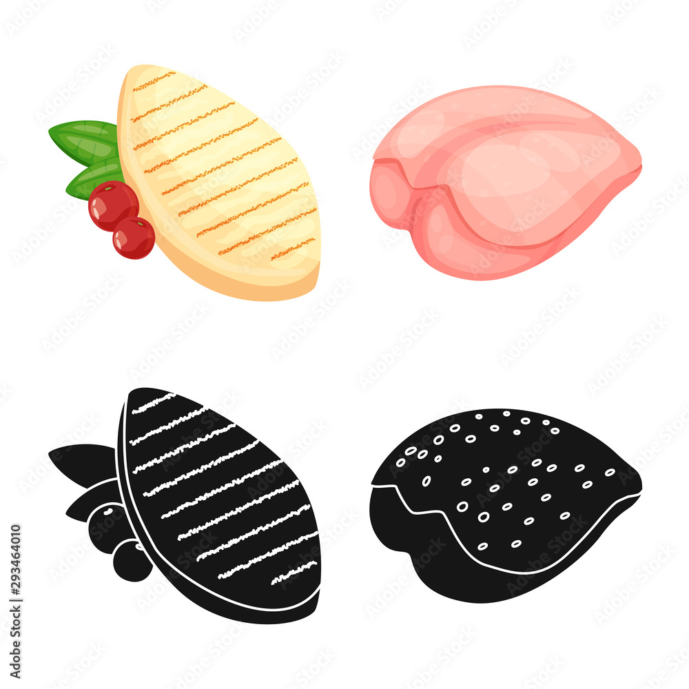 Vector design of product and poultry sign. Set of product and agriculture vector icon for stock. Vector design of product and poultry sign. Set of product and agriculture vector icon for stock.