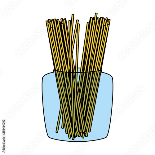 Isolated noodles icon vector design