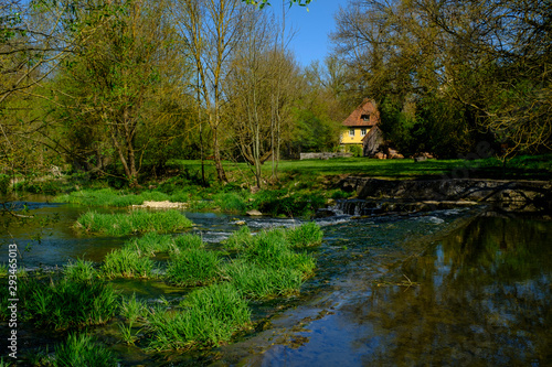 Tauber‚Äö√Ñ‚Ä†river in summer,‚Äö√Ñ‚Ä†Rothenburg‚Äö√Ñ‚Ä†ob‚Äö√Ñ‚Ä†der‚Äö√Ñ‚Ä†Tauber, Bavaria, Germany photo