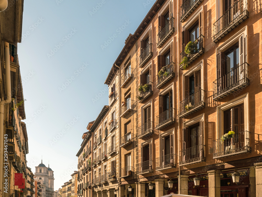 Buildings at Calle Toledo near Plaza Mayor, Madrid, Spain Buildings at Calle Toledo near Plaza Mayor, Madrid, Spain