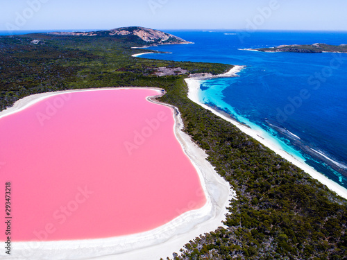 Esperance Pink Lake Australia photo