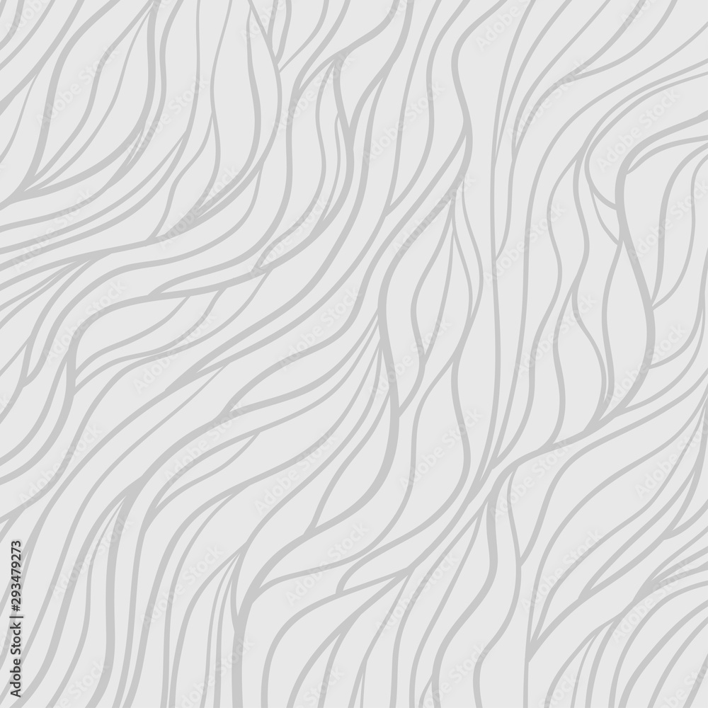 Fototapeta Abstract background with wavy stripes. Repeating waves. Stripe texture with many lines. Wavy line pattern. Black and white illustration