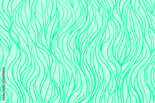 Wavy background. Hand drawn colorful waves. Stripe texture with many lines. Waved pattern