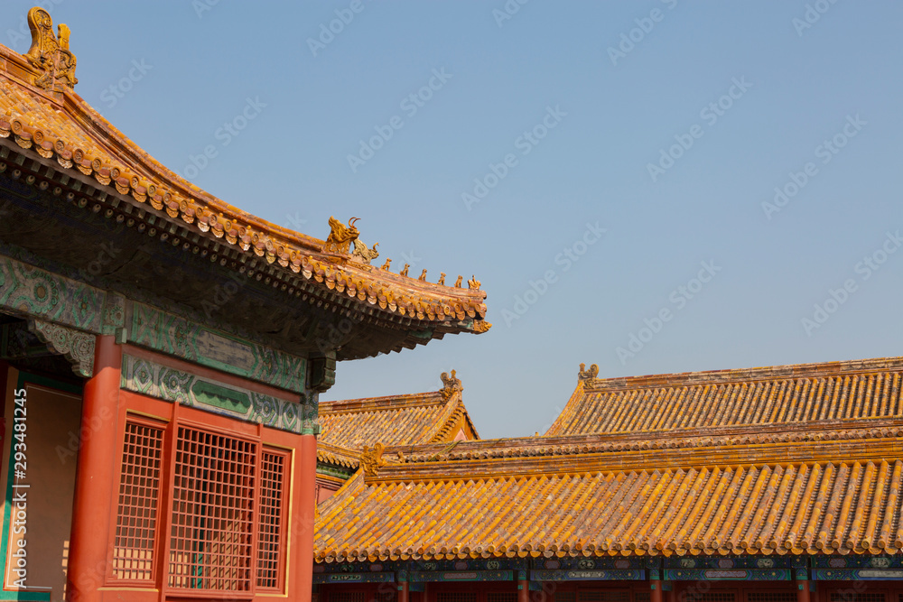 Forbidden City in Beijing China ancient royal palaces of the Forbidden City in Beijing China ancient royal palaces of the