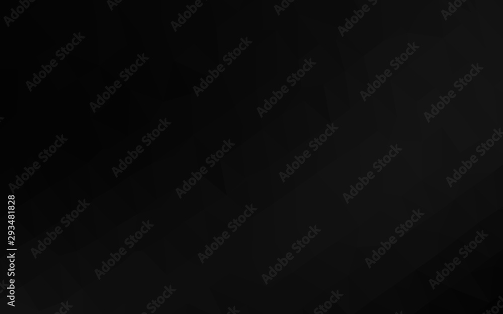 Dark Silver, Gray vector abstract polygonal cover. Triangular geometric sample with gradient. Elegant pattern for a brand book. Dark Silver, Gray vector abstract polygonal cover. Triangular geometric sample with gradient. Elegant pattern for a brand book.