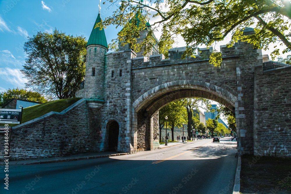 Obraz premium Architecture in Old Quebec City, Quebec, Canada