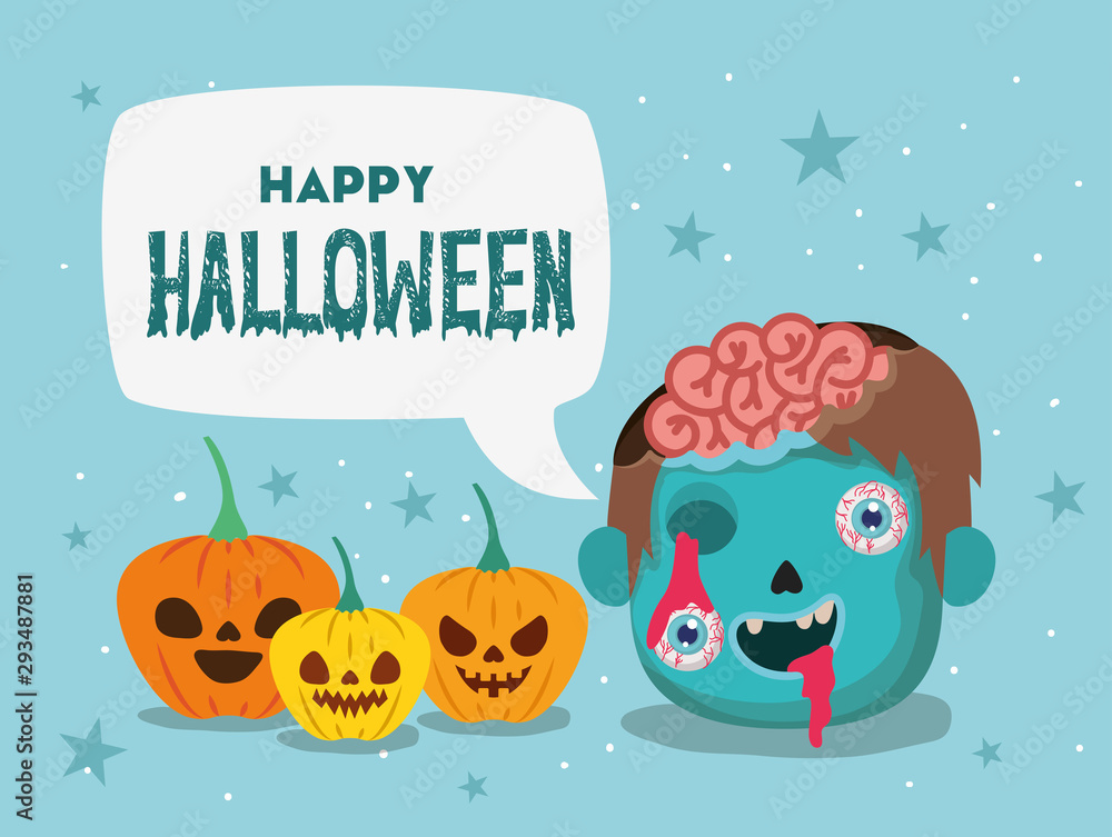 Happy Halloween design ,vector illustration
