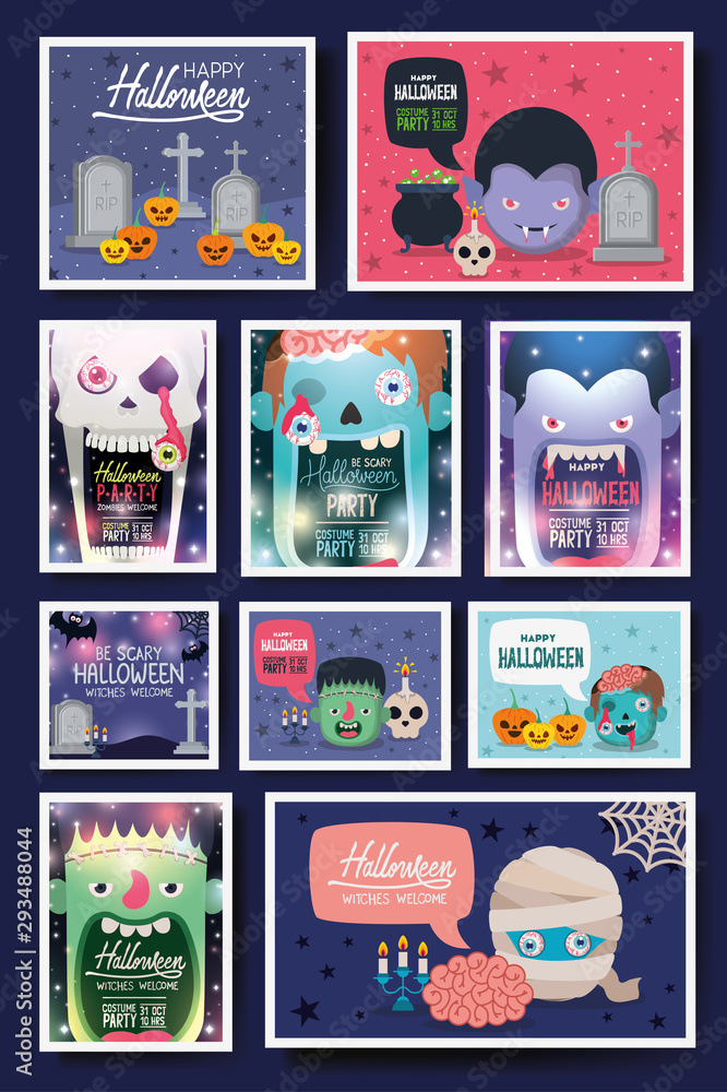 Happy Halloween design ,vector illustration Happy Halloween design ,vector illustration