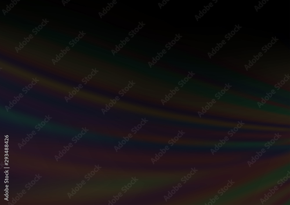 Fototapeta premium Dark Silver, Gray vector bokeh and colorful pattern. Glitter abstract illustration with an elegant design. A completely new design for your business.