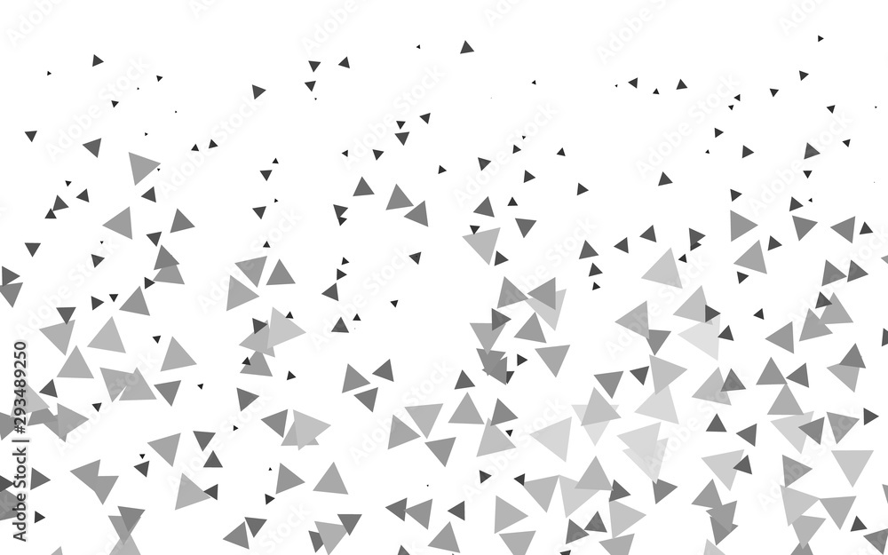 Light Silver, Gray vector background with triangles. Decorative design in abstract style with triangles. Pattern for busines ad, booklets, leaflets Light Silver, Gray vector background with triangles. Decorative design in abstract style with triangles. Pattern for busines ad, booklets, leaflets
