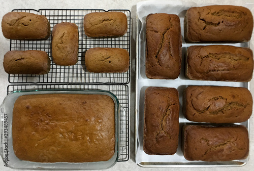Pumpkin Bread Loaves 