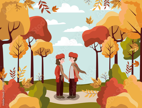 Autumn season design ,vector illustration