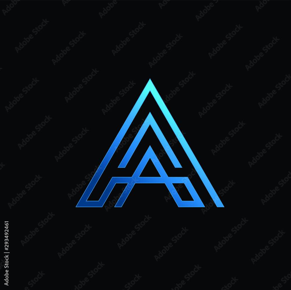 letter aaa modern logo vector download letter aaa modern logo vector download