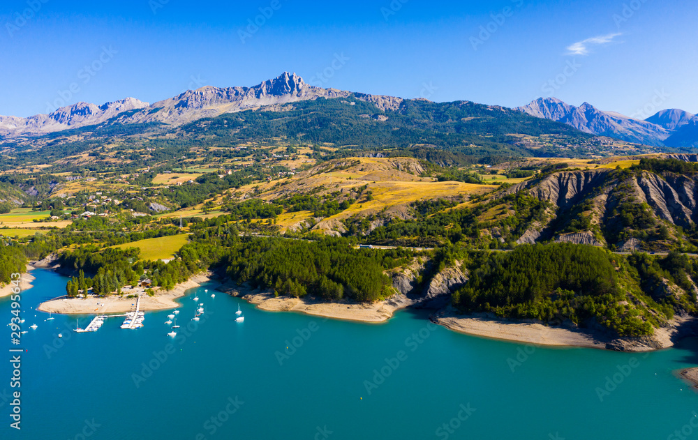 Fototapeta premium Lake Serre-Poncon, France