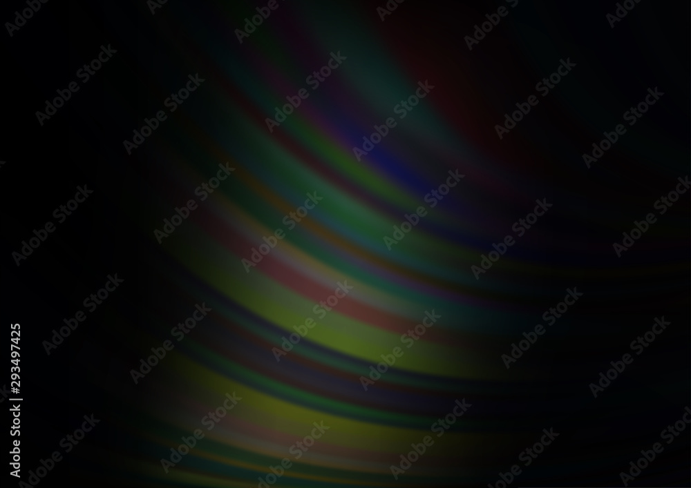 Dark Green vector background with bent ribbons. Glitter abstract illustration with wry lines. A new texture for your ad, booklets, leaflets. Dark Green vector background with bent ribbons. Glitter abstract illustration with wry lines. A new texture for your ad, booklets, leaflets.