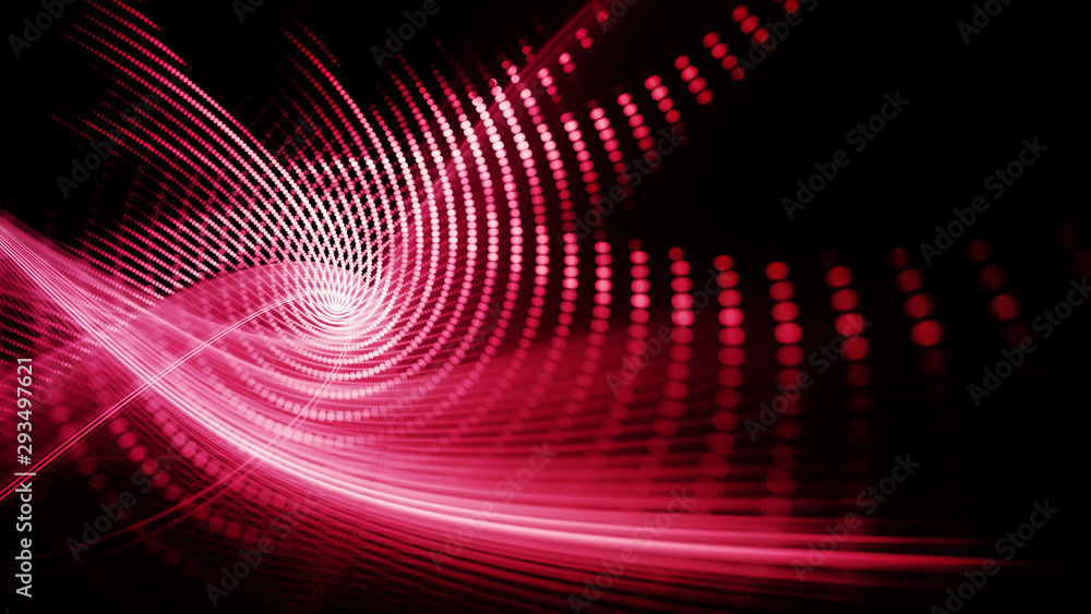 Abstract background element. Fractal graphics series. Composition of glowing lines and mosaic halftone effects. Wide format high resolution image. 3d illustration Abstract background element. Fractal graphics series. Composition of glowing lines and mosaic halftone effects. Wide format high resolution image. 3d illustration