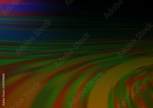 Dark Multicolor  Rainbow vector glossy bokeh pattern. Modern geometrical abstract illustration with gradient. The best blurred design for your business.