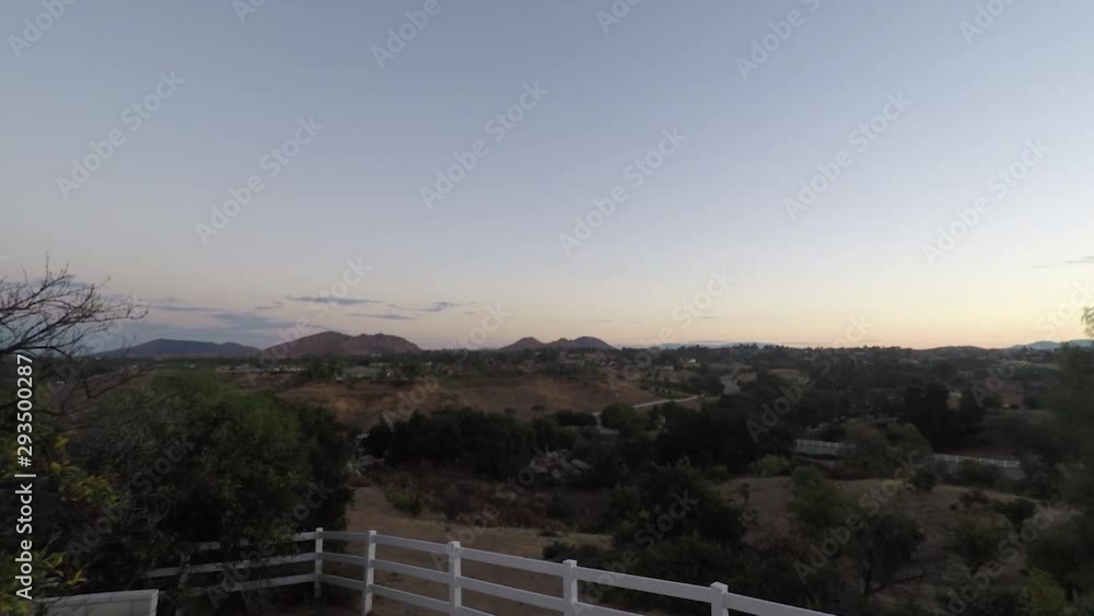 Time Lapse of Sunrise over the hills in Temecula, California. Time Lapse of Sunrise over the hills in Temecula, California.