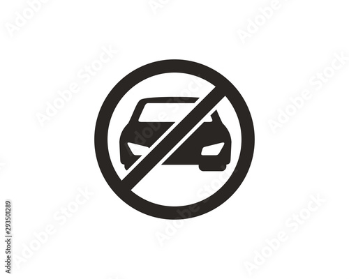 Free Download No car sign icon - GFXLoad