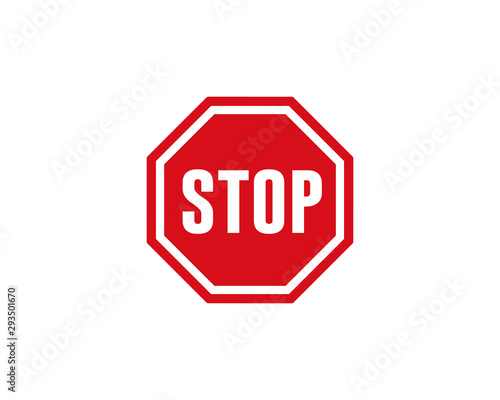 Stop sign symbol