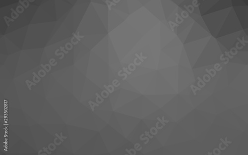 Fototapeta Naklejka Na Ścianę i Meble -  Dark Silver, Gray vector polygon abstract layout. Geometric illustration in Origami style with gradient. Brand new style for your business design.