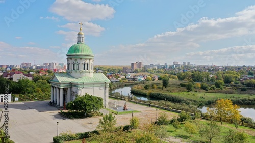  Rostov-on-Don aerial view. Panorama of the city of Rostov on Don