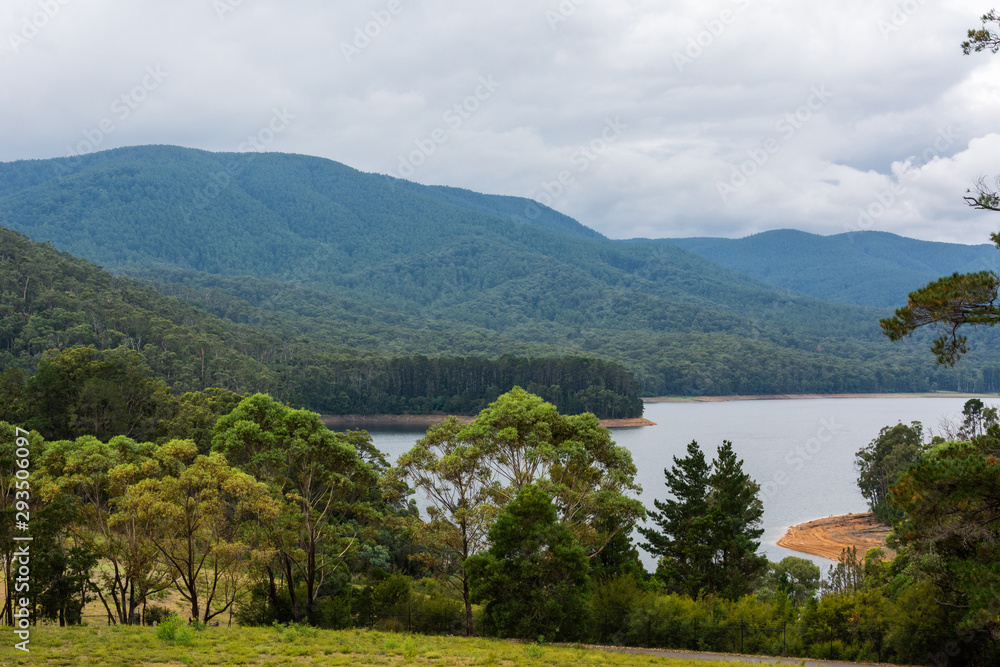 Obraz premium Maroondah Reservoir in Victoria, Australia.