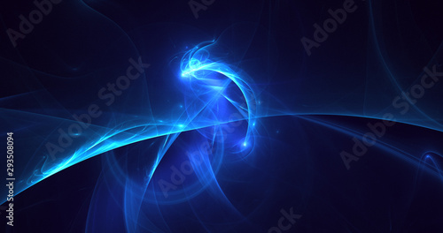 3D rendering abstract fractal business background