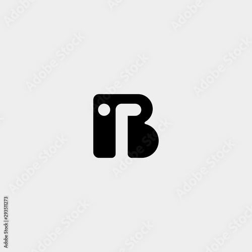 Letter TB BT T B Logo Design Simple Vector