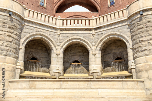 Helsingborg, Sweden. Helsingborg terrace staircase, officially the terrace of King Oscar II. built in 1899-1903 photo