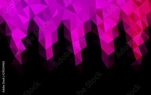 Light Purple, Pink vector abstract mosaic pattern. A completely new color illustration in a vague style. Brand new style for your business design.